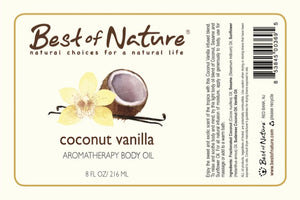 Best of Nature Coconut Vanilla Blend Massage Oil