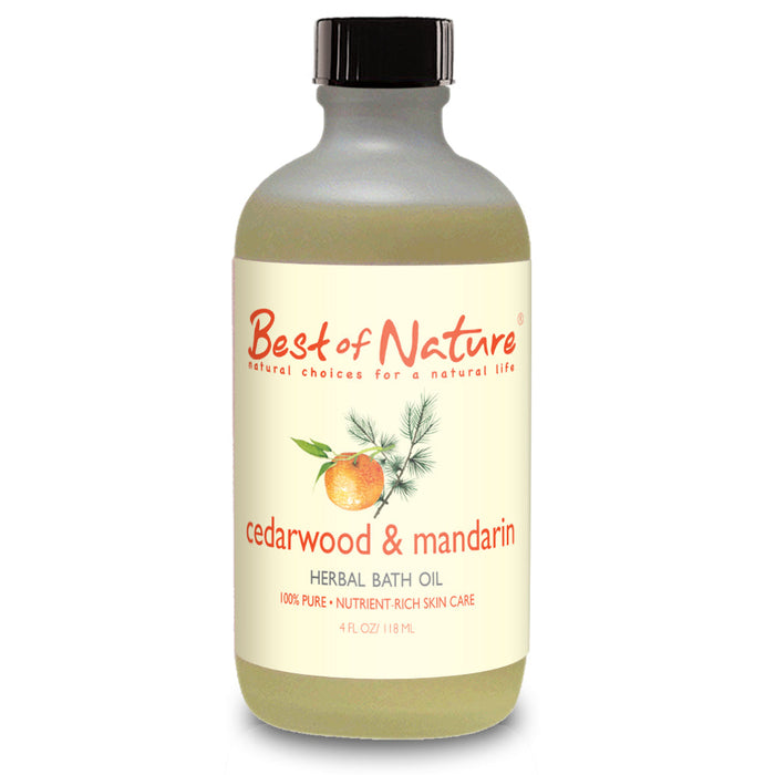 Cedarwood & Mandarin Herbal Bath Oil