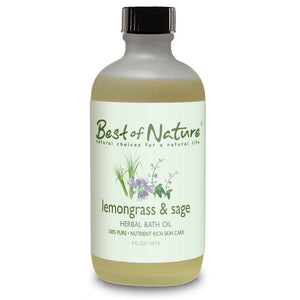 Lemongrass & Sage Bath Oil - Spa & Bodywork Market