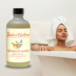 Cedarwood & Mandarin Herbal Bath Oil