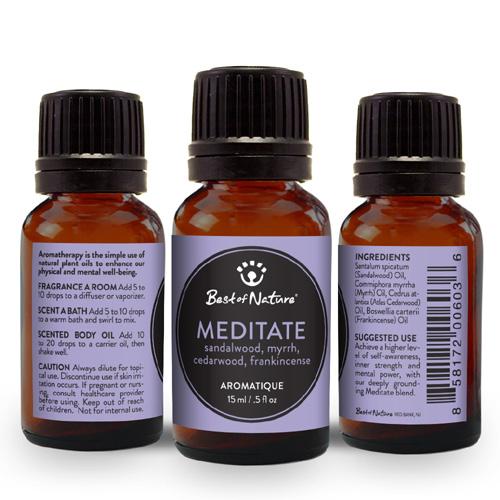 Best of Nature Meditate Aromatique Essential Oil Blend