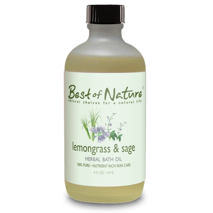 Lemongrass & Sage Bath Oil