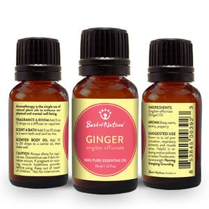 Best of Nature 100% Pure Ginger Essential Oil