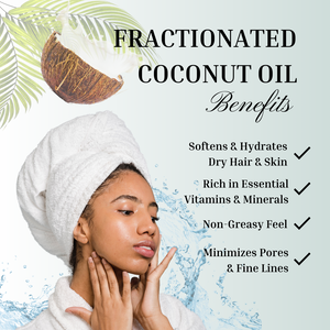 Best of Nature 100% Pure Fractionated Coconut Massage & Body Oil | Liquid Coconut Oil | MCT | Unscented Moisturizer for Hair, Skin, Face | Aromatherapy Carrier Oil for Essential Oils